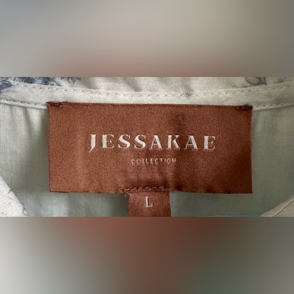 JessAkae Easter Daybreak Short Sleeve Tiered Midi Dress Parisian Print - Picture 11 of 12